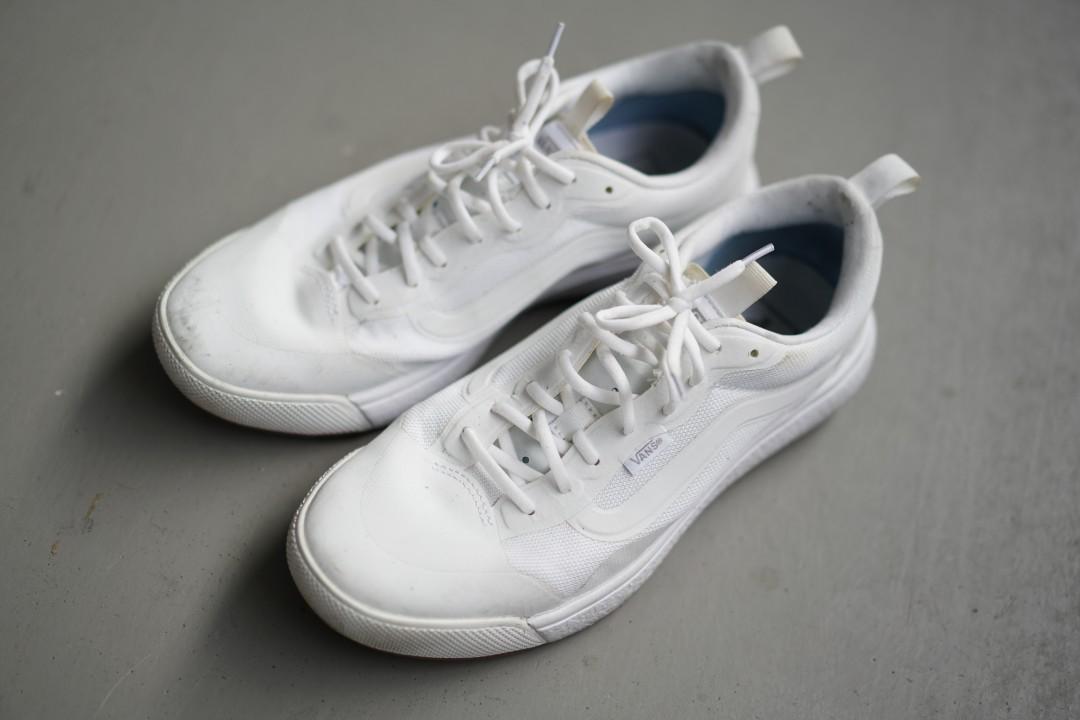 White on sale ultrarange vans