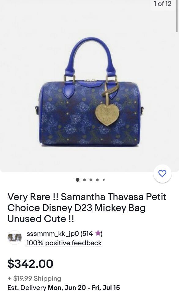 Very Rare !! Authentic Samantha Thavasa Petit Choice Disney D23