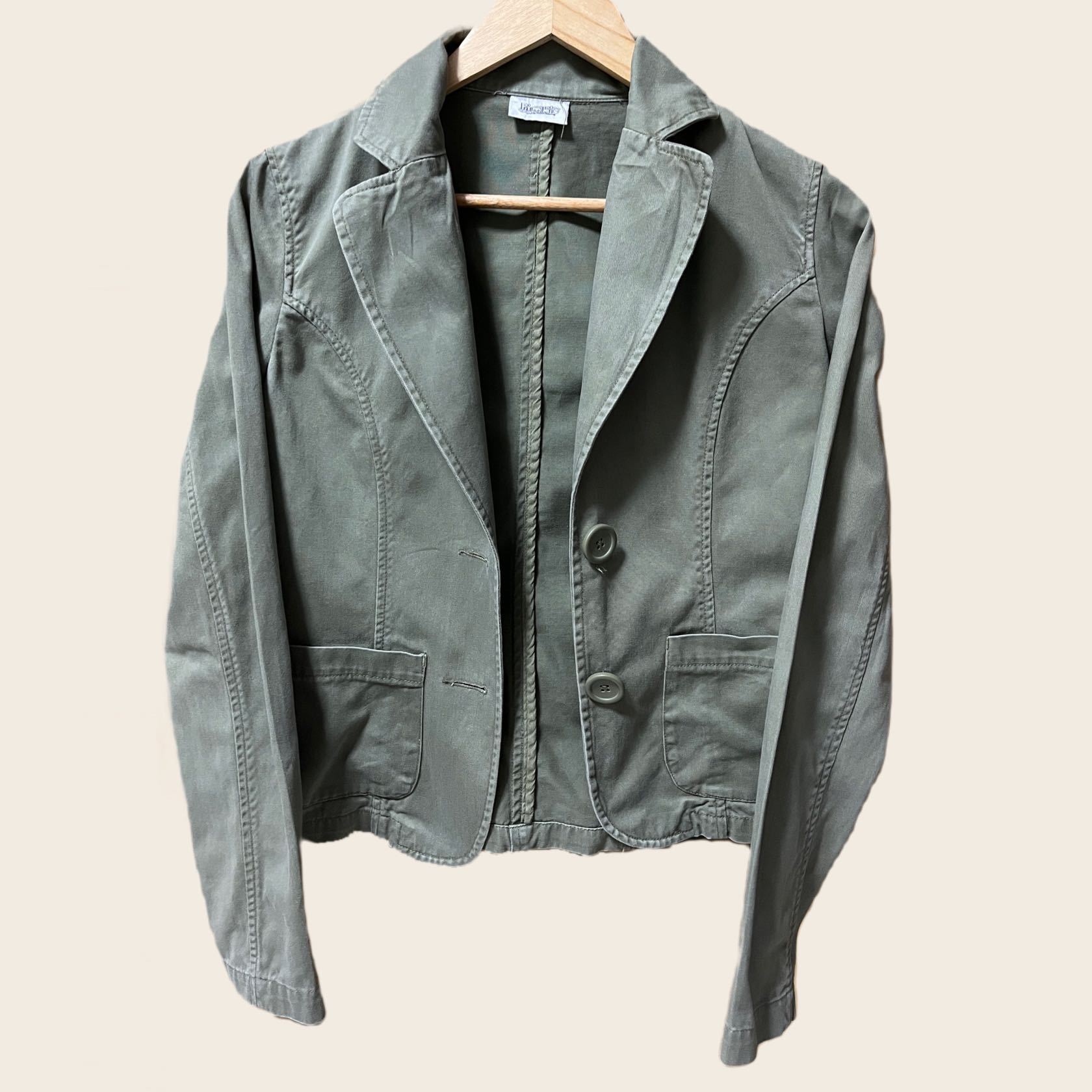 vintage pimkie cropped military jacket, Women's Fashion, Coats, Jackets