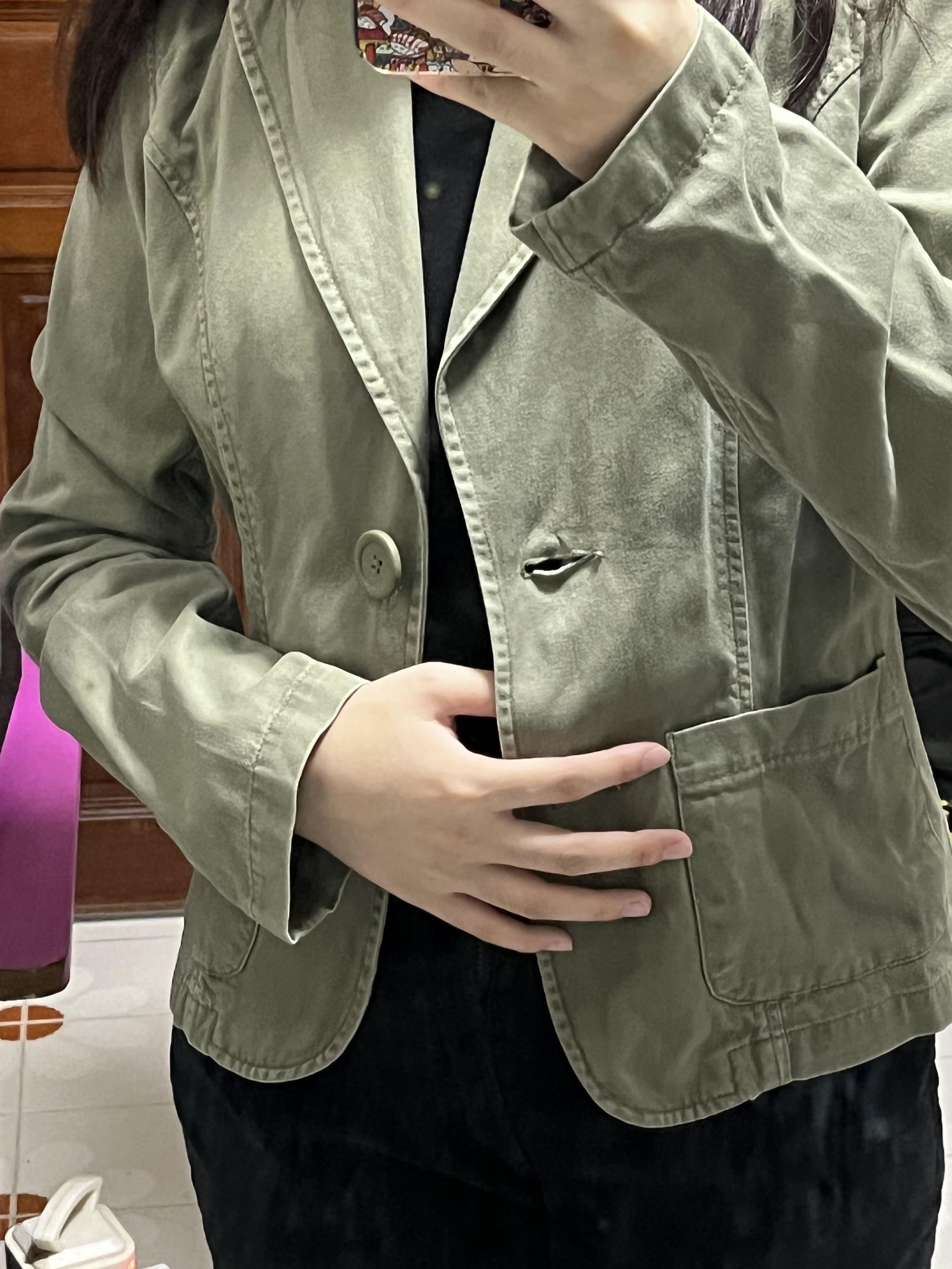 vintage pimkie cropped military jacket, Women's Fashion, Coats, Jackets