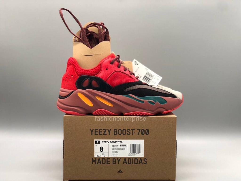 Adidas yeezy 700 red best sale