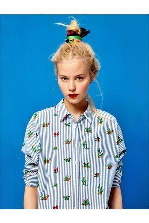 Zara cactus shirt, Fesyen Wanita 