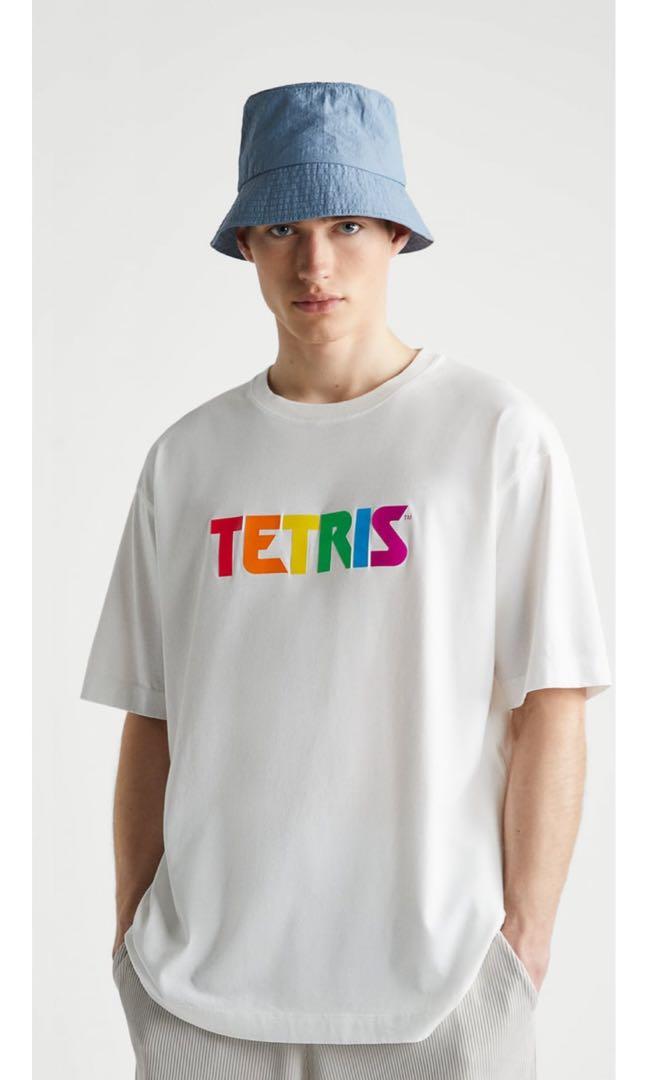 Zara Tetris Tshirt Oversized, Men's Fashion, Tops & Sets, Tshirts & Polo  Shirts on Carousell