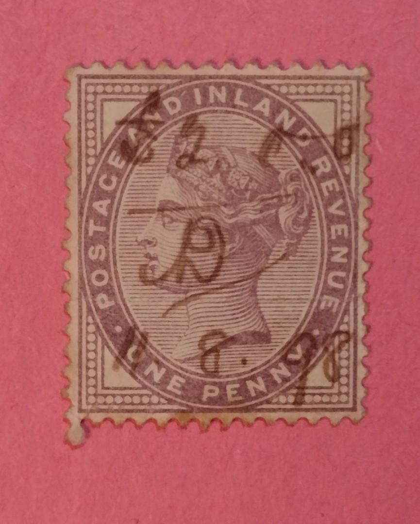 1881 Great Britain Old Postage and Inland Revenue Stamp Queen