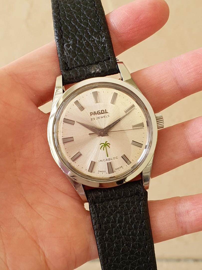 Incabloc vintage sales watch