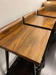 3 beautiful Teak bar stools