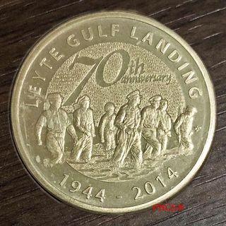 5 Piso 70th Anniversary Leyte Gulf Landing 2014 Commemorative Coin