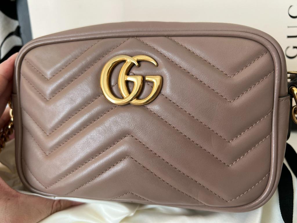 Gucci marmont hotsell mini taupe