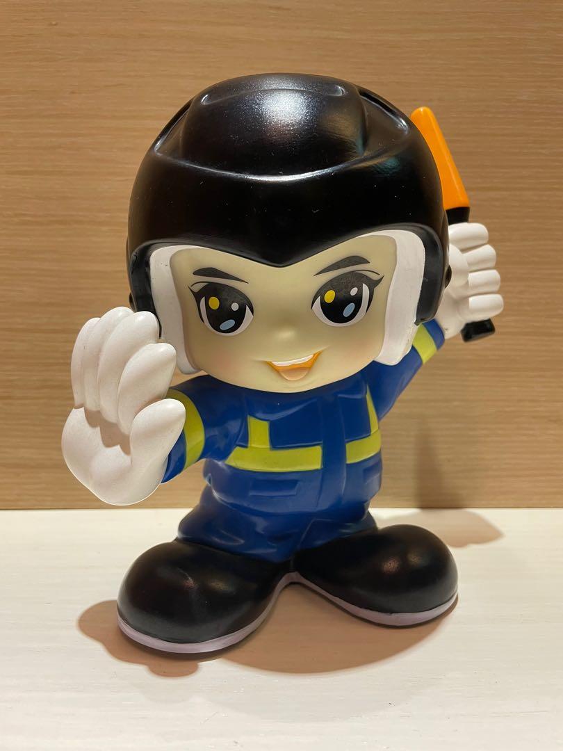 男警察公仔 交通警察公仔 Q版警察公仔 存錢筒公仔 警察存錢筒 二手公仔 絕版公仔 限量公仔, 書籍、休閒與玩具, 玩具、公仔、桌遊在旋轉拍賣