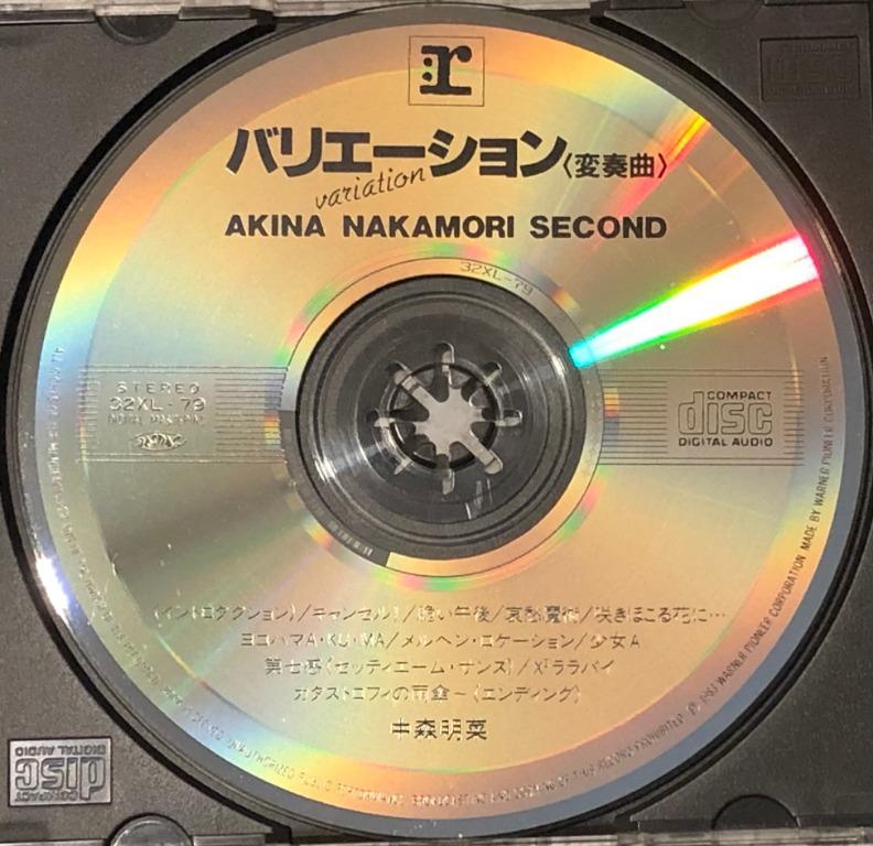 中森明菜AKINA バリエーション変奏曲2nd Album 日版(32XL-79) (1985 年