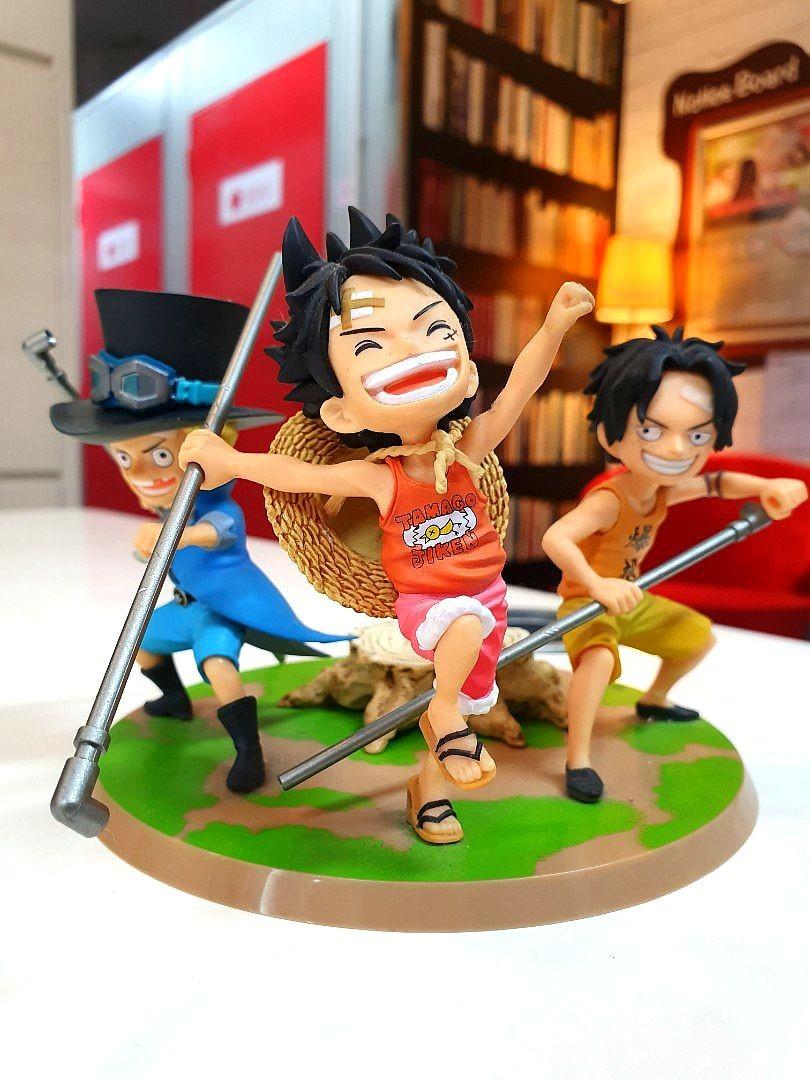 海賊王figuarts Zero 路飛艾斯薩波小時候童年三兄弟 義兄弟の約束 Bandai One Piece Figuarts Zero A Promise Of Brothers Monkey D Luffy Portgas D Ace Sabo 興趣及遊戲 玩具