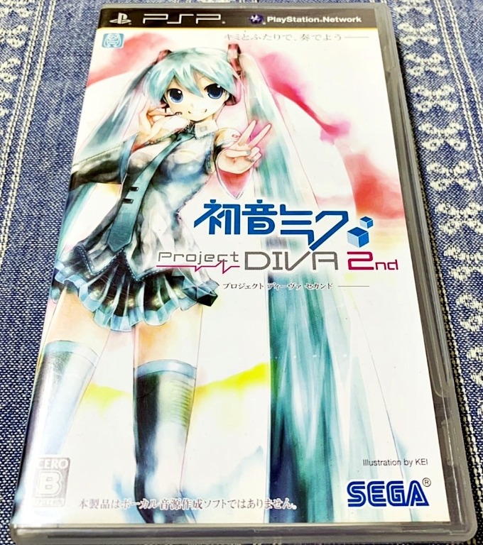 幸運小兔PSP 初音未來名伶計畫2nd Project DIVA 2nd 日版J4, 電玩遊戲