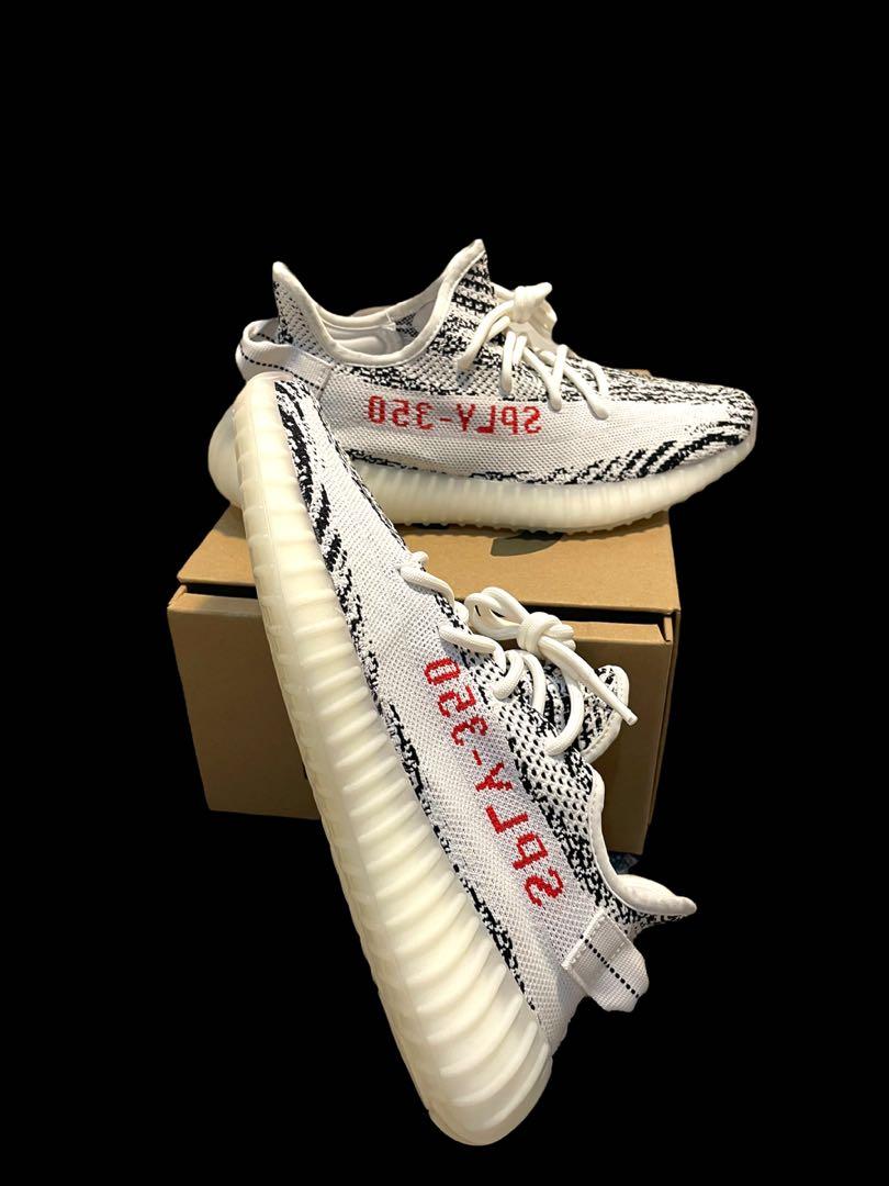 Adidas Yeezy Boost 350 V2 Zebra Size 42 Authentic Original Receipt Asli