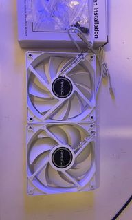 Antec 120mm white PC fan x2 白色機箱風扇