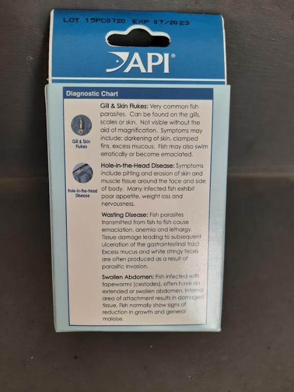 API General Cure powder treats a wide variety of parasitic diseases for