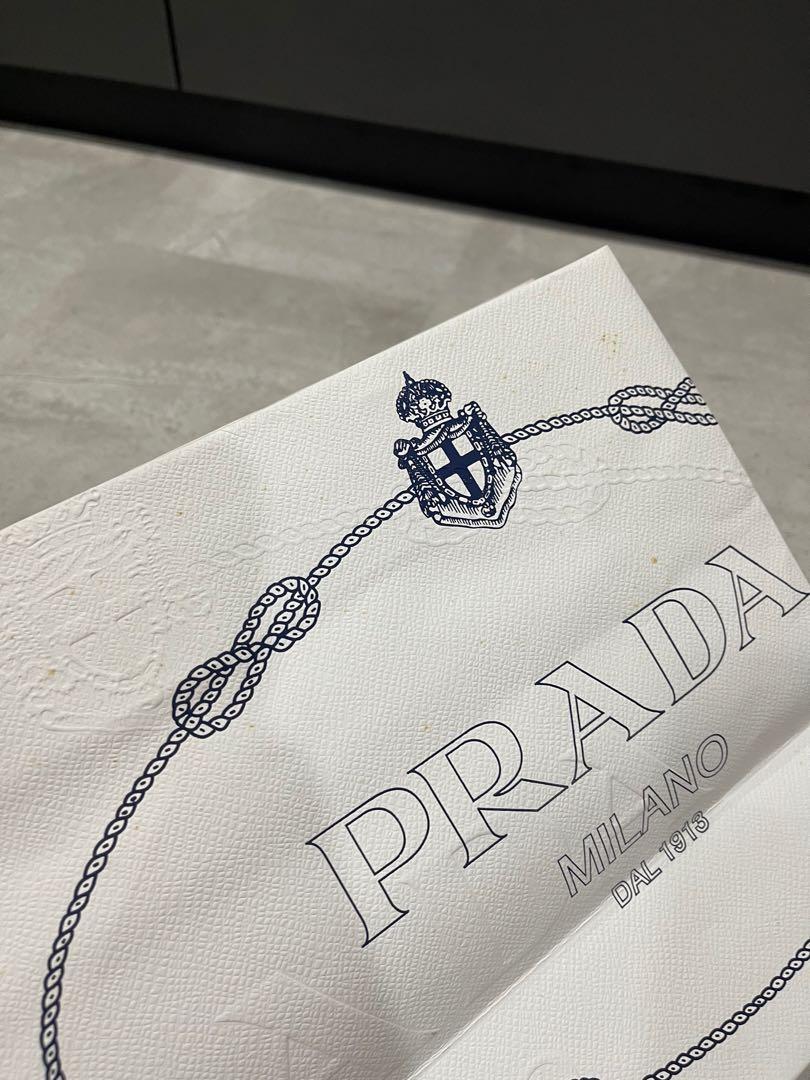 Authentic Prada Paper Bag, Luxury, Bags & Wallets on Carousell