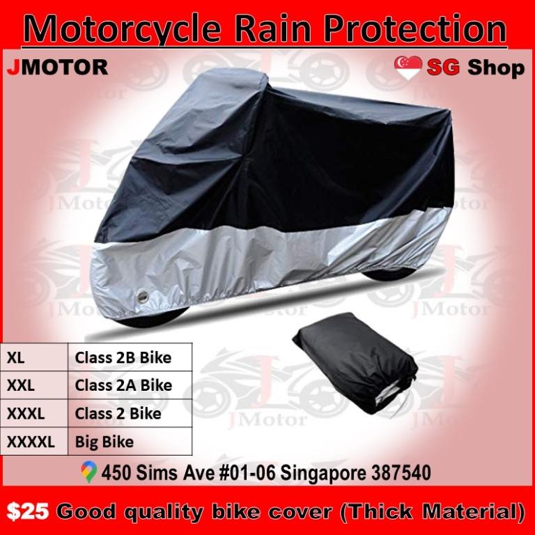 Canvas shop motorcycle cover