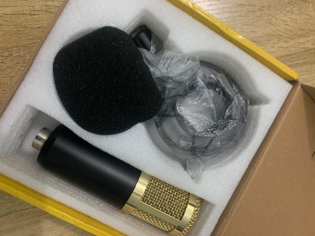 BM - 800 Microphone Condenser with Sound Card (Category: Microphones) located in Cainta. Submitted by aniihayst (Listing ID 1160530764, Image 3). Description: BM-800 Condenser Microphone with Vention Sound Card bm800 Studio Recording Gaming Mic Music bm 800 ASMR Phone PC Special Features: 🔑 Clear and crisp sound 🔑 Excellent for studio recordings, broadcasting, and streams 🔑 This microphone is mainly used in recording studios, radio, stage perf