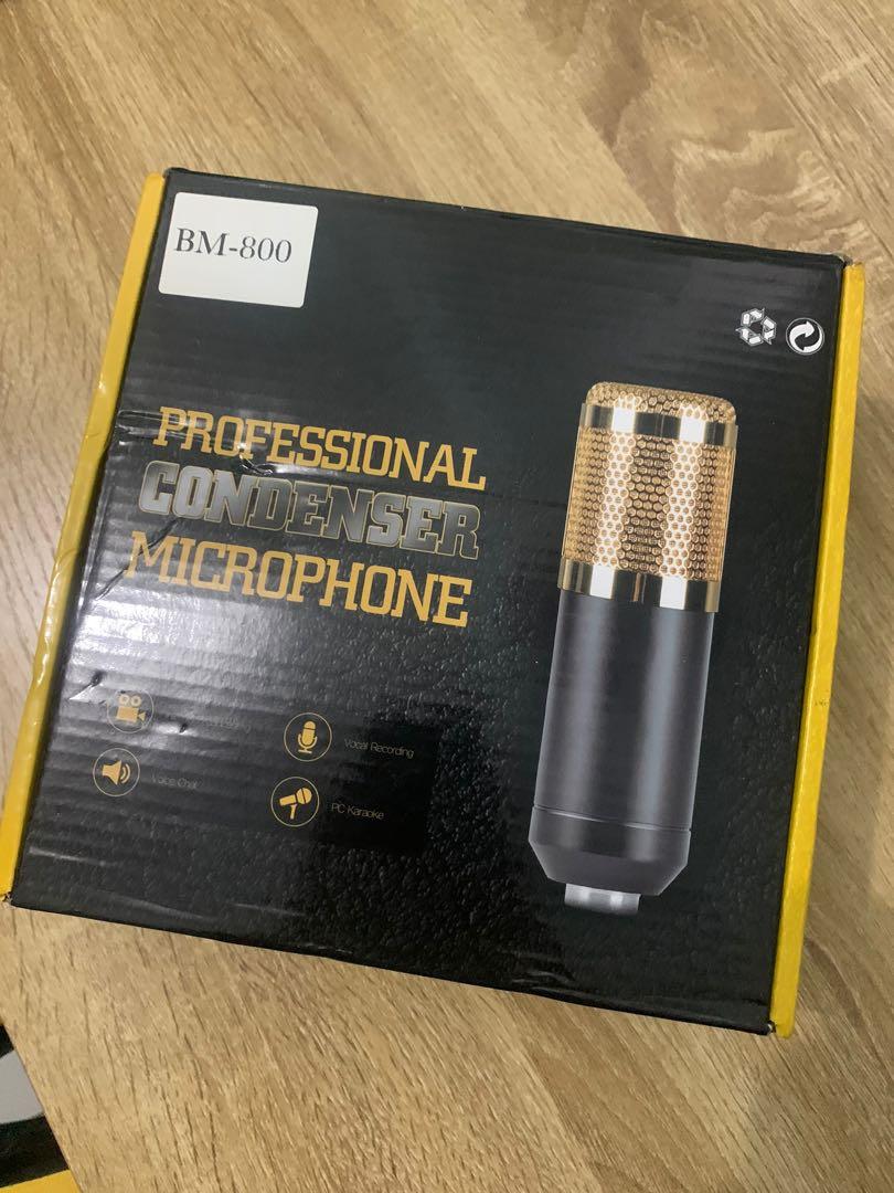 BM - 800 Microphone Condenser with Sound Card (Category: Microphones) located in Cainta. Submitted by aniihayst (Listing ID 1160530764, Image 1). Description: BM-800 Condenser Microphone with Vention Sound Card bm800 Studio Recording Gaming Mic Music bm 800 ASMR Phone PC Special Features: 🔑 Clear and crisp sound 🔑 Excellent for studio recordings, broadcasting, and streams 🔑 This microphone is mainly used in recording studios, radio, stage perf