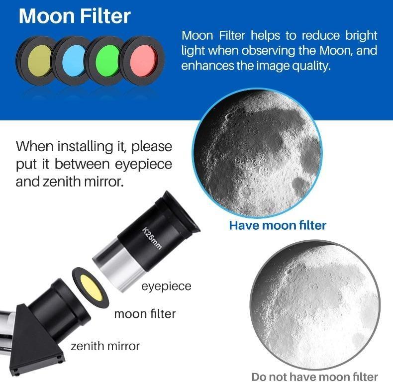 BNISE Telescopes for Kids Beginners Astronomy Refractor Telescope 70mm