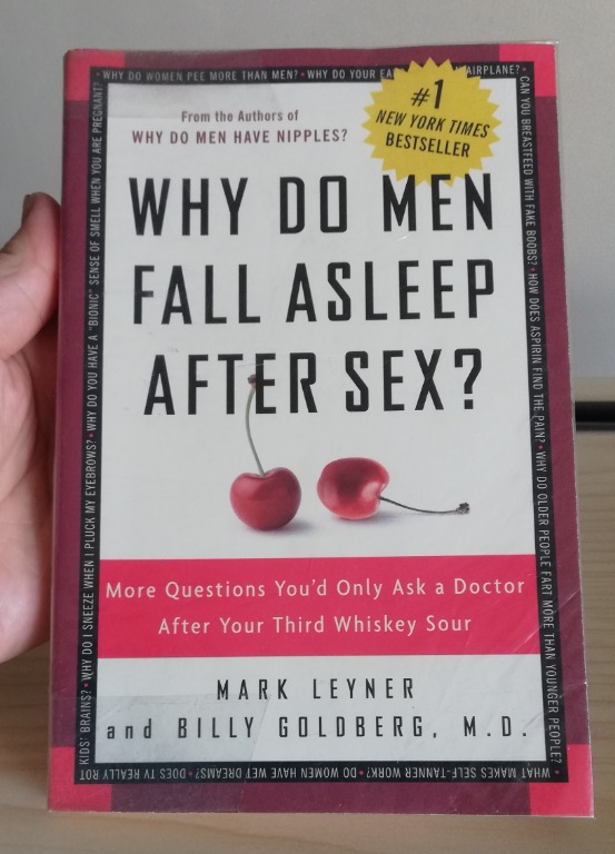 Book Why Do Men Fall Asleep After Sex Hobbies And Toys Books And Magazines Fiction And Non 