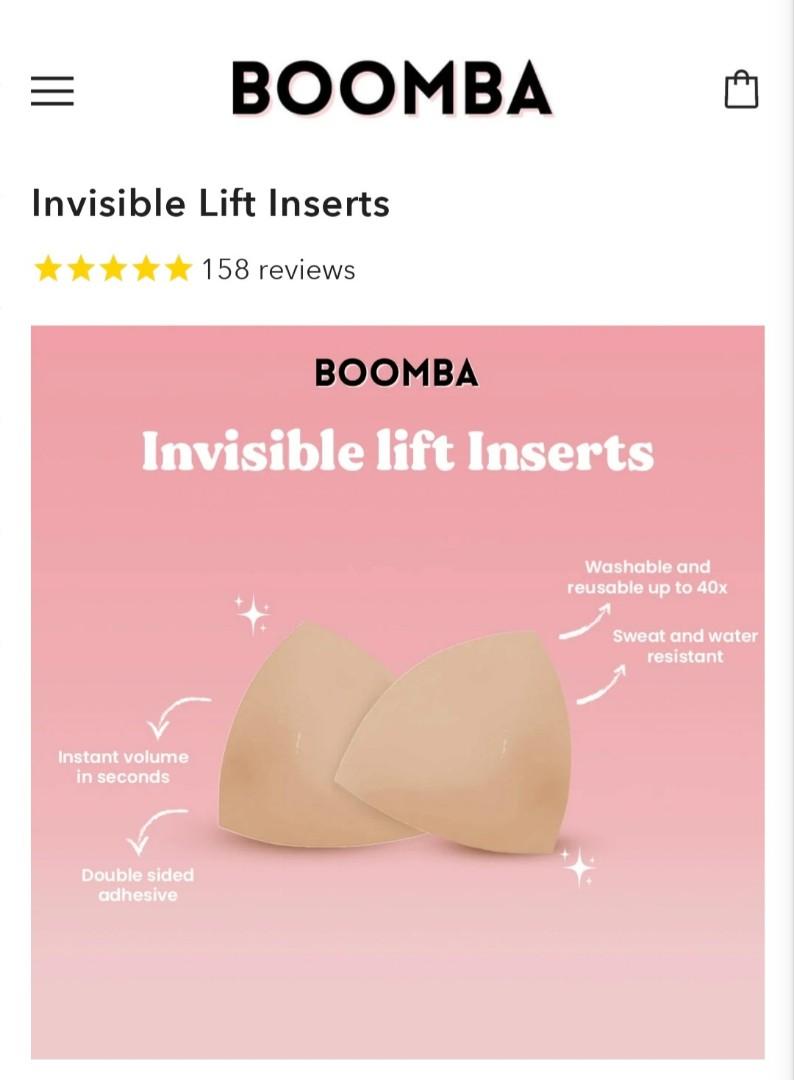 Boomba Invisible Lift inserts, Women's Fashion, New Undergarments &  Loungewear on Carousell