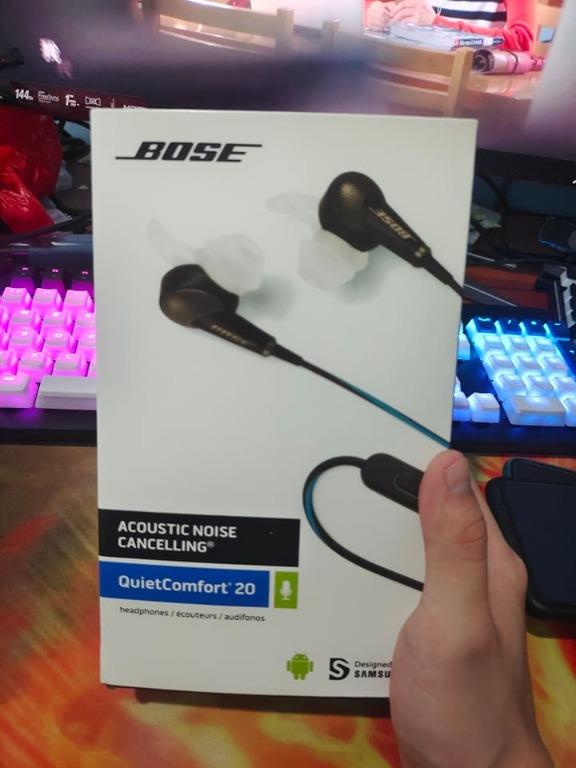 Bose QuietComfort 20 Acoustic Noise Cancelling headphones QC20 QC 20 ...