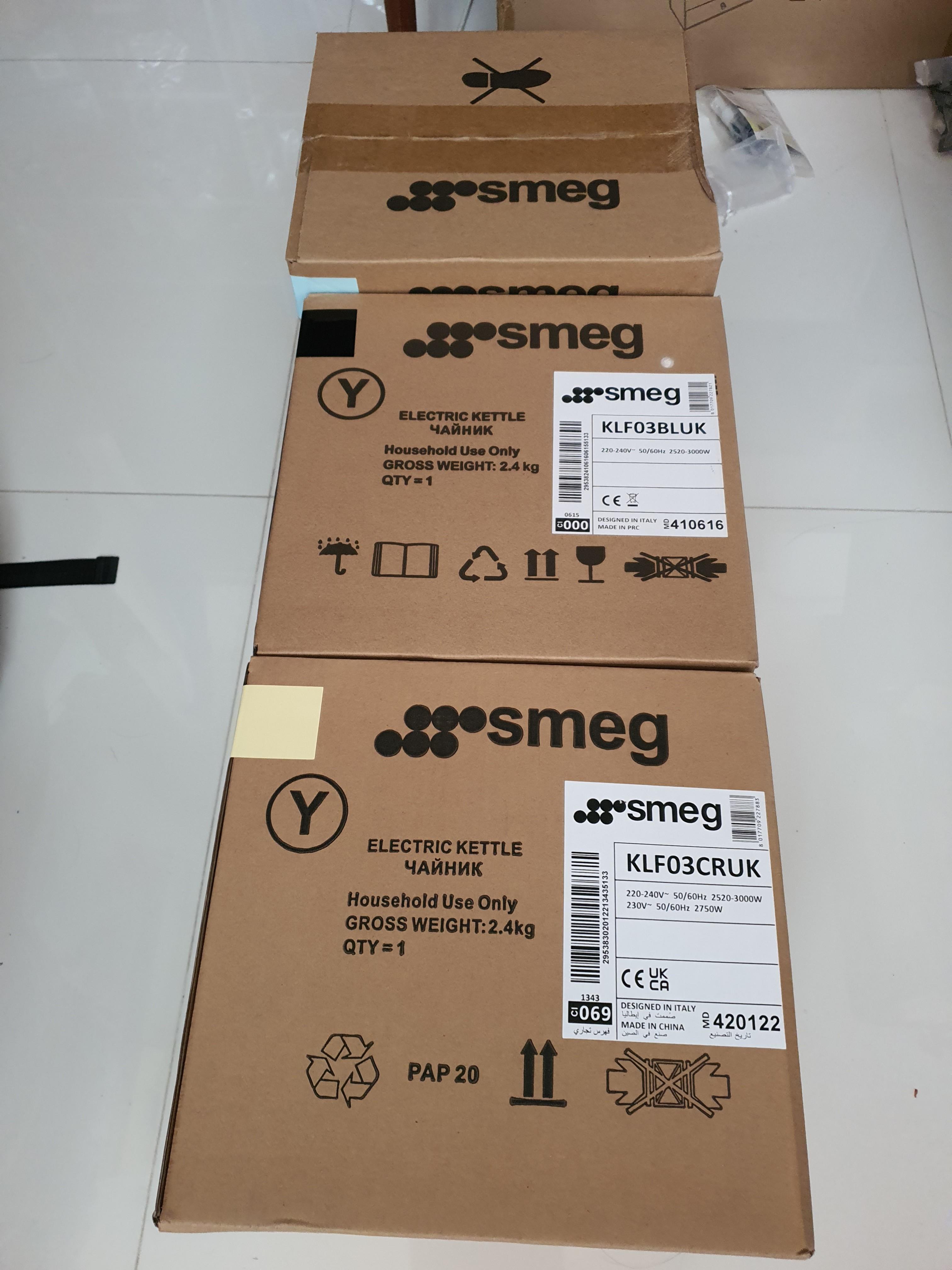 Brand New Smeg Kettle KLF03 1.7L Electric Kettle 50's Retro Style