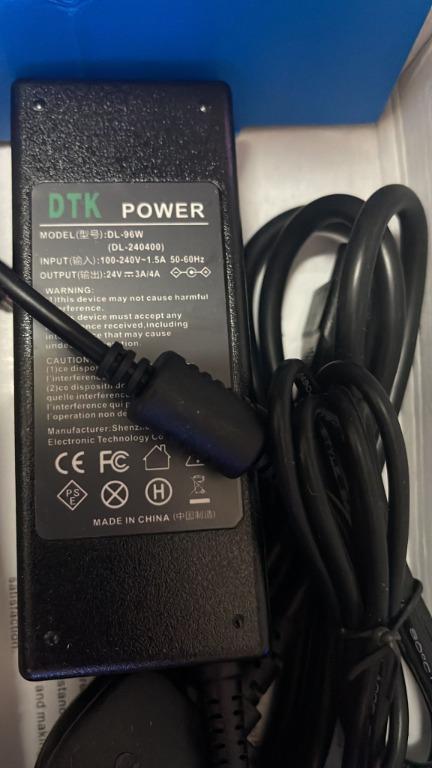 AC/ DC Power Adapter INPUT 100-240V 50/60Hz 1.5A OUTPUT 24V 4A EU/UK/US/AU  Plug
