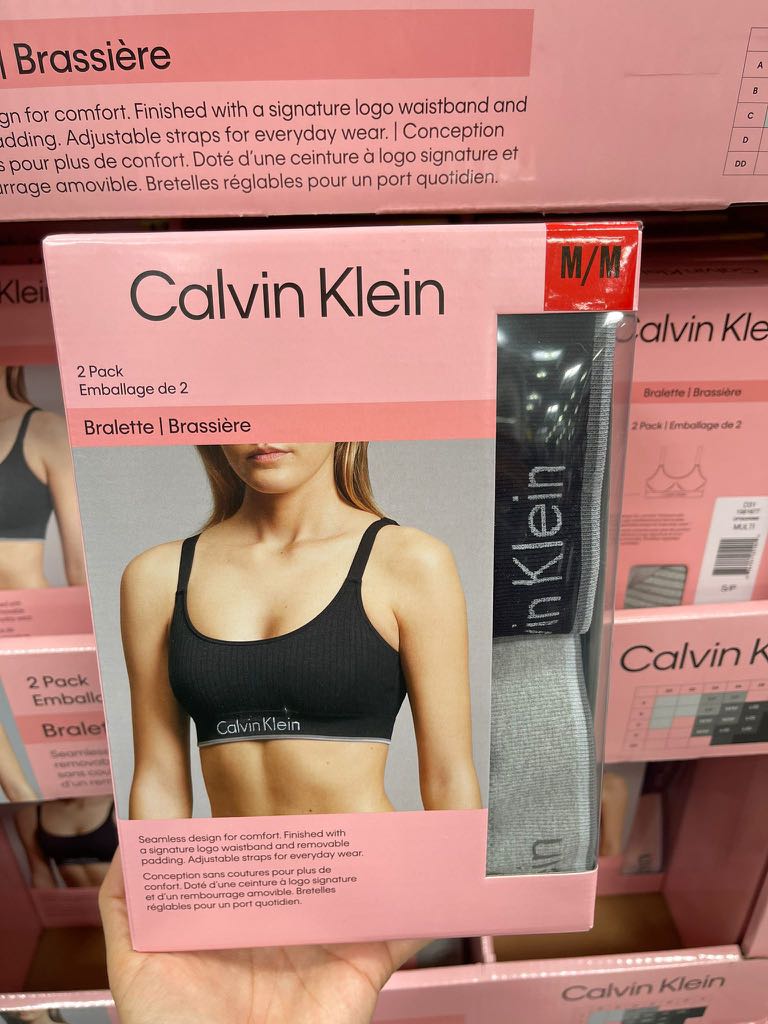 Calvin Klein Bralette 女裝運動型內衣背心(2件套) ‼️(顏色隨機)‼️, 女裝, 運動服裝- Carousell