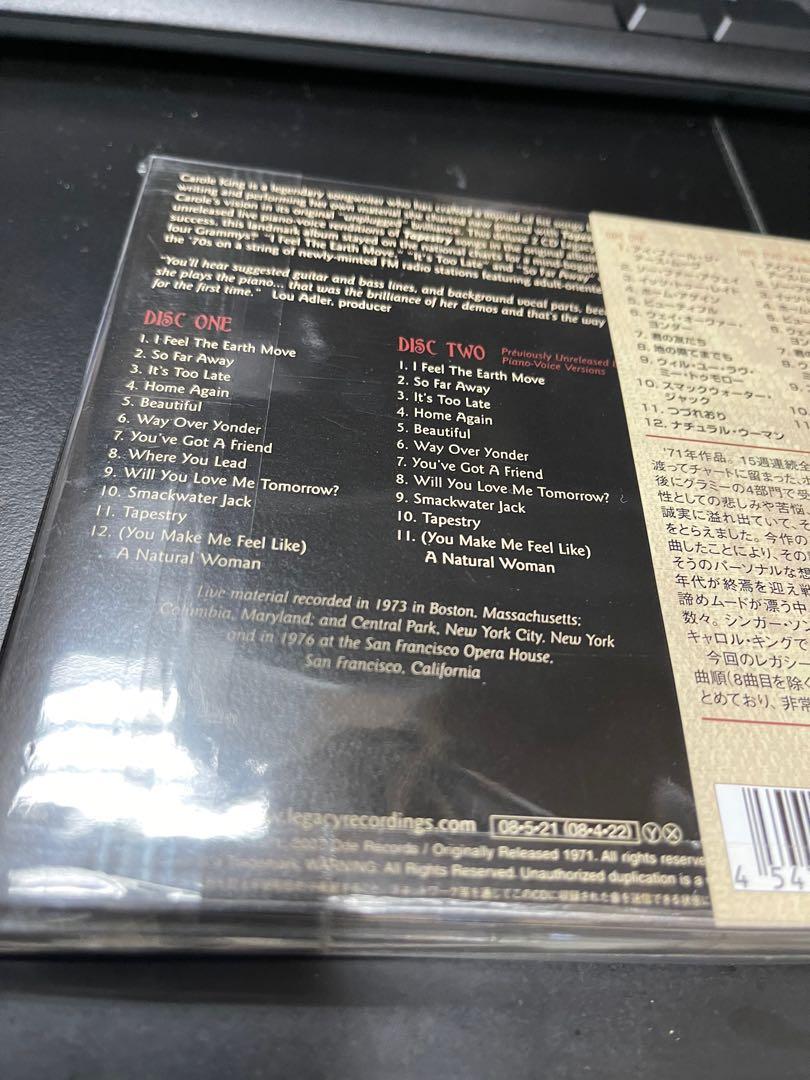 Carole King Tapestry Legacy Edition 2 CD set (完全生產限定盤) 2007年 絕版極靚聲日本版 （碟1 original album , 有小花