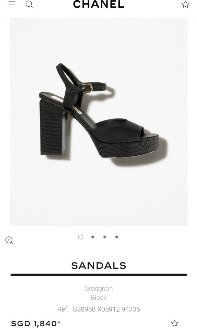 Chanel Beautiful 22s High Heel Sandals, Luxury, Sneakers & Footwear on  Carousell