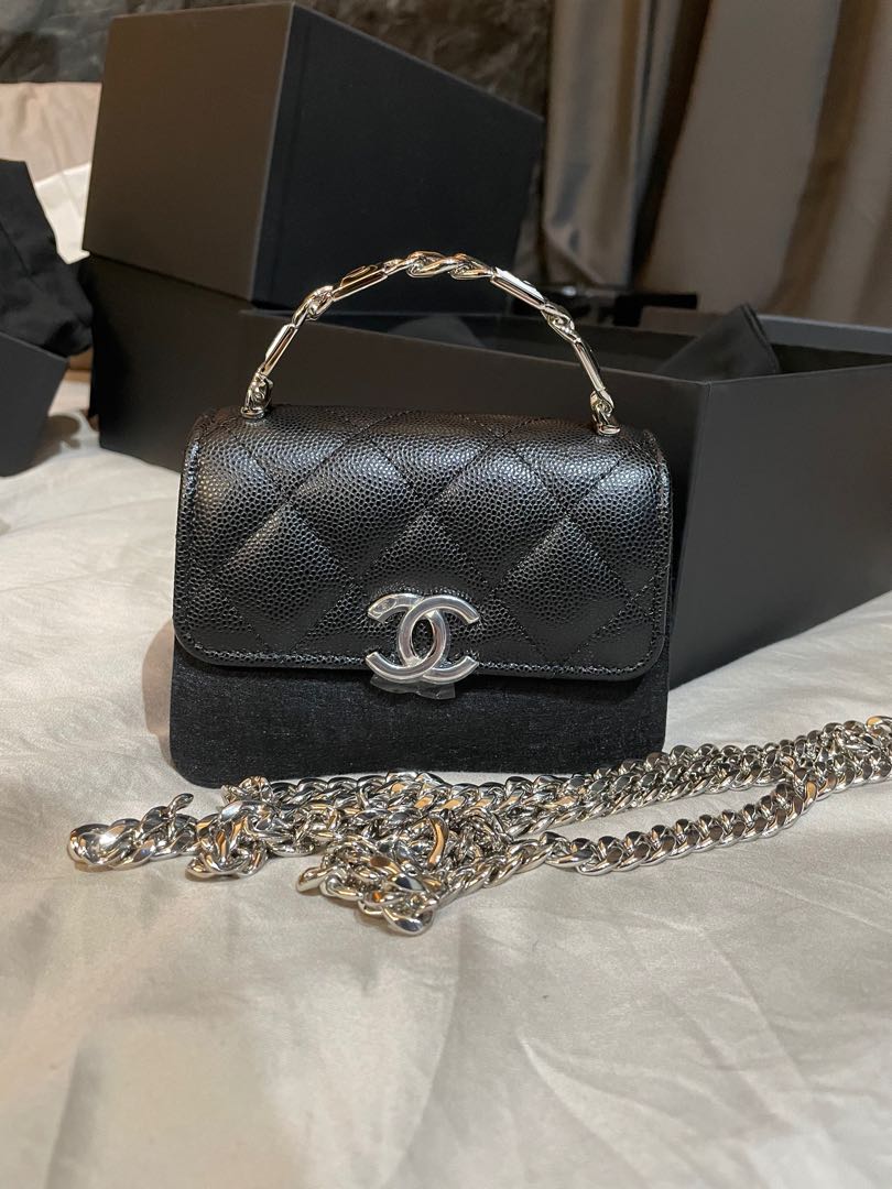 Chanel 22s Mini Woc Coco Handle Bag, Luxury, Bags & Wallets on Carousell