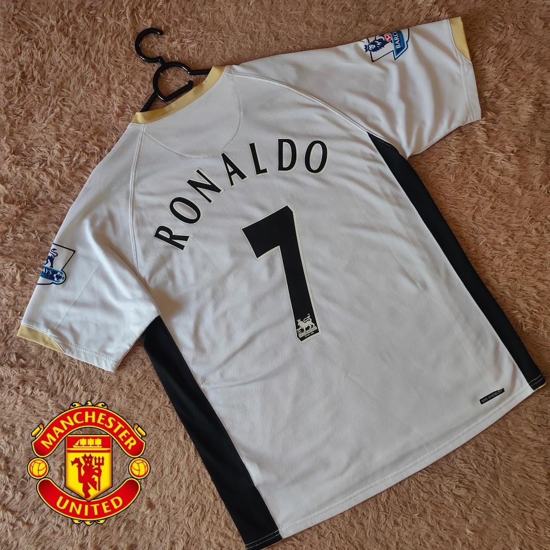 Cristiano Ronaldo Nike Manchester United 2007 2008 Away Soccer