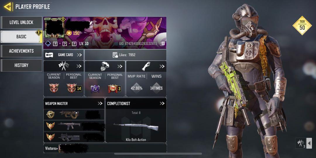 CODM S2 Player (Category: Others) located in Shah Alam. Submitted by azthrift (Listing ID 1160564006, Image 1). Description: top up for more than rm1k, can nego -S2 frame -Legendary : PDW, QQ9, Kilo Bolt, KN94 -PDW leaderboard has been legendary for mp 14times, handsome user no joy users buy then try. garena log in.