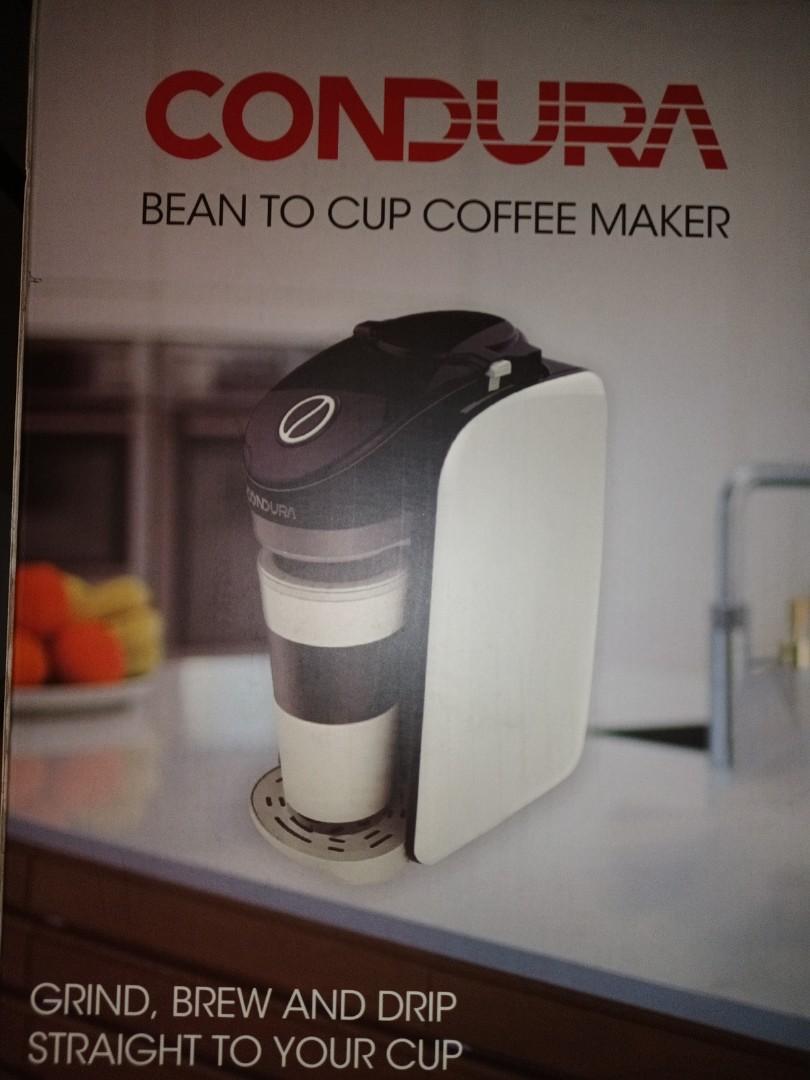 Condura bean to cup coffee maker, TV 