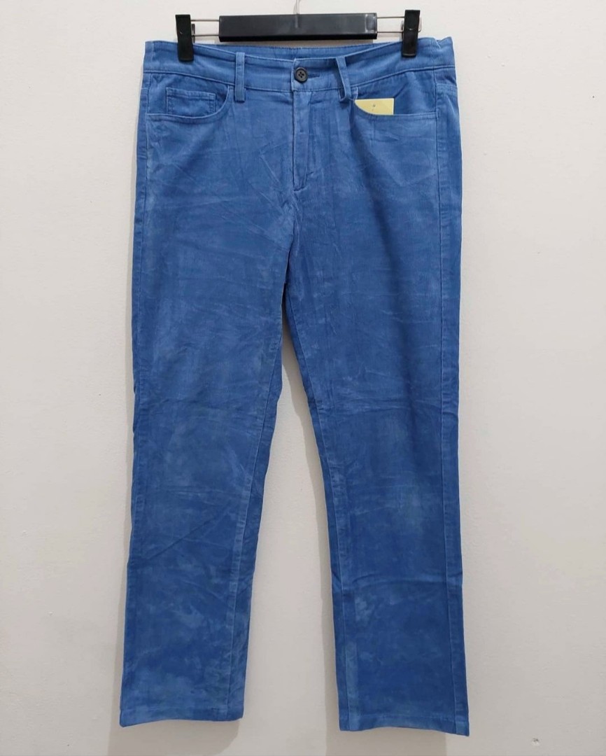 Corduroy blue 01, Fesyen Wanita 