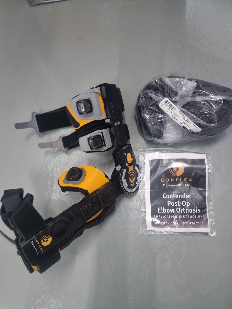 Corflex elbow brace, Health & Nutrition, Braces, Support & Protection