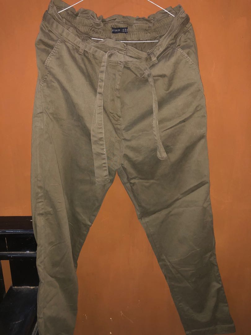 cotton on casey paperbag chino pants 