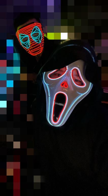 Deadpool LED Mask, Hobbies & Toys, Toys & Games on Carousell