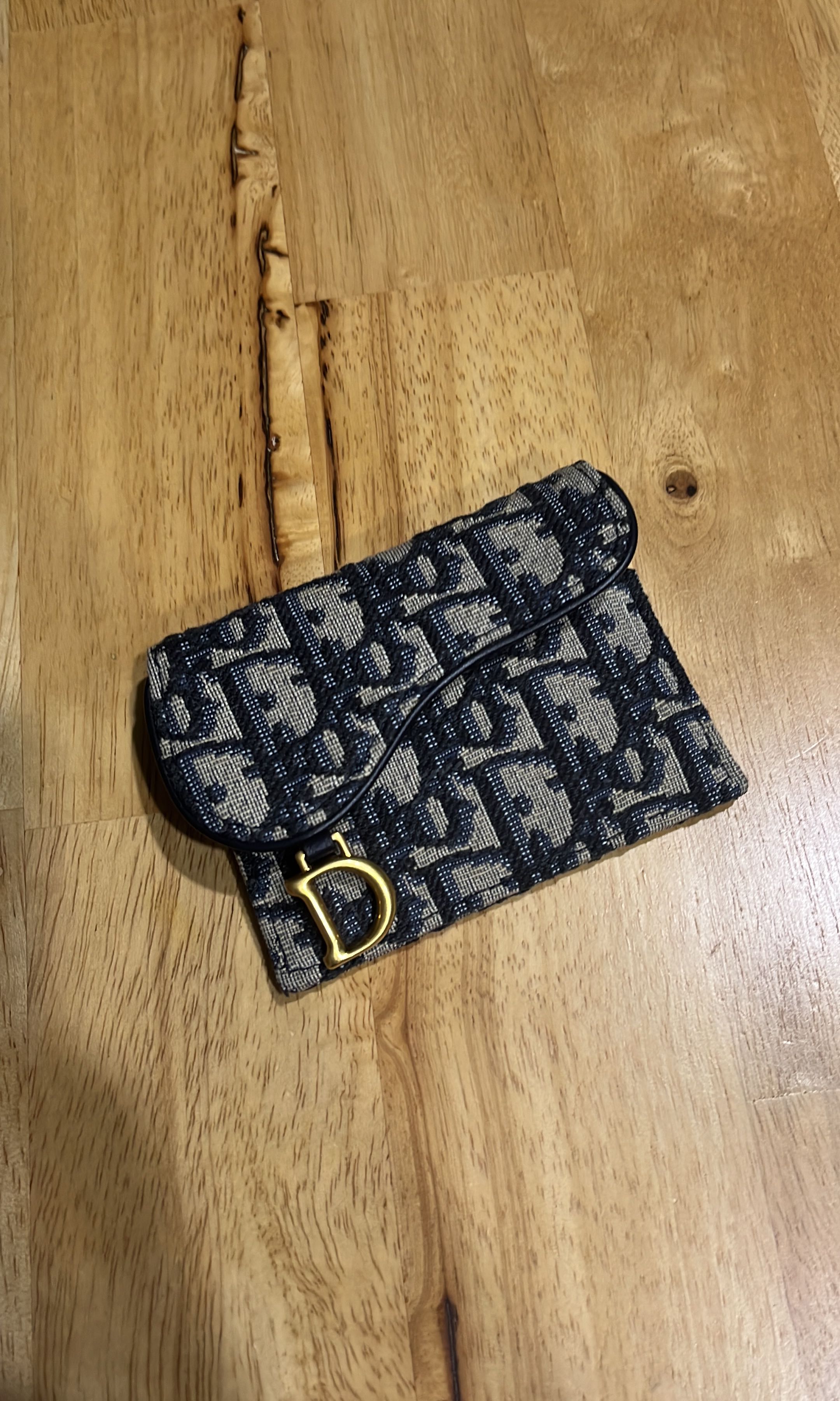 Dior Saddle Card Holder, Women's Fashion, Bags & Wallets, Wallets & Card Holders on Carousell