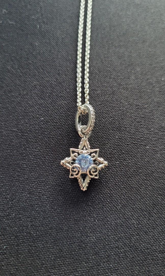 Disney Cinderella Blue Star Pandora Necklace
