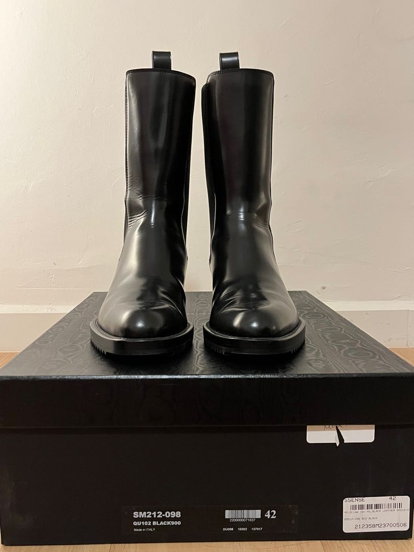 dries van noten chelsea boots