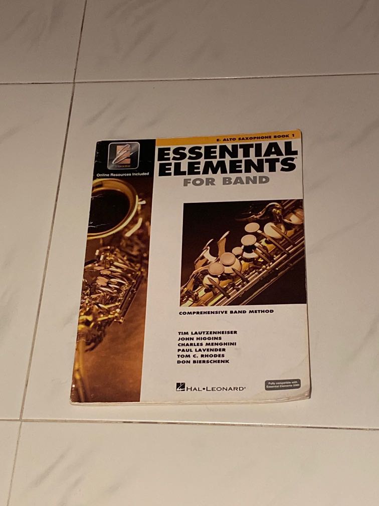 Essential elements Eb alto saxophone, Hobbies & Toys, Books & Magazines