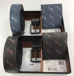 FATHER’s DAY SALE • Coach Belt 42” and Bi-fold Wallet Set
