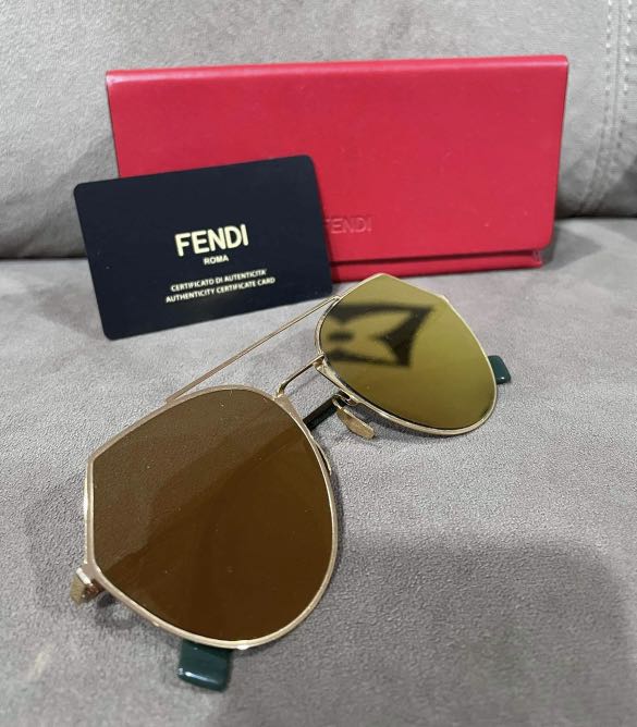 Fendi Eyeline Mitered Shield Sunglasses - Bergdorf Goodman