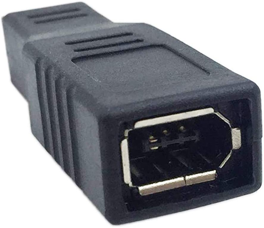 Firewire Adapter,1394a 6 pin Female to 1394b 9 pin Male IEEE 400 to 800