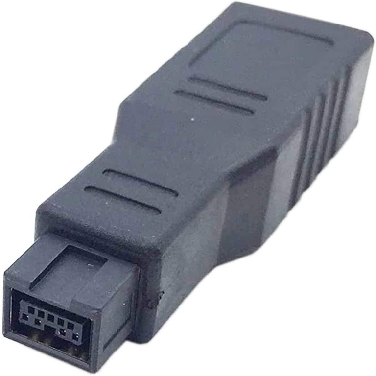 Firewire Adapter,1394a 6 pin Female to 1394b 9 pin Male IEEE 400 to 800
