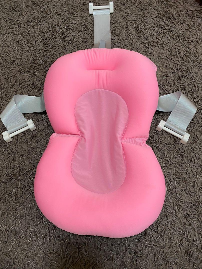Floating bath cushion for bath tub baby pink