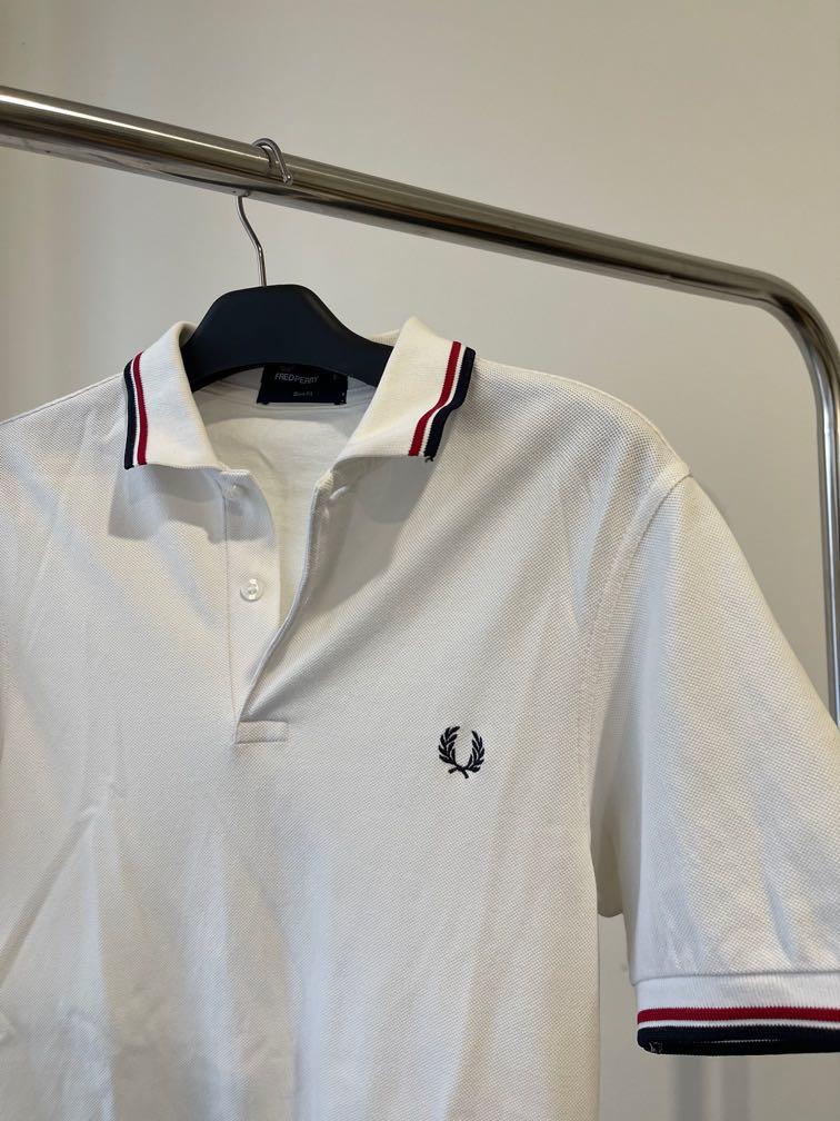 FRED PERRY POLO SLIMFIT SIZE S, Fesyen 
